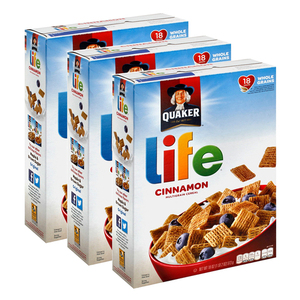 Quaker Life Cinnamon 3 Pack (513g per pack)