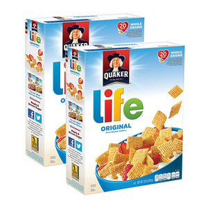 Quaker Life Original Cereal 2 Pack (513g per pack)