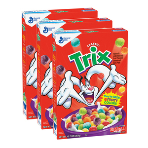 General Mills Trix Breakfast Cereal 3 Pack (303g per pack)
