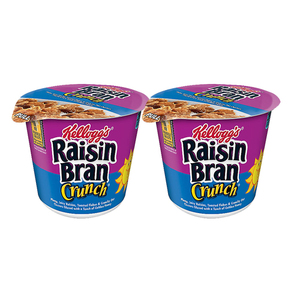 Kellogg's Raisin Bran Cereal In a Cup 2 Pack (79.3g per pack)