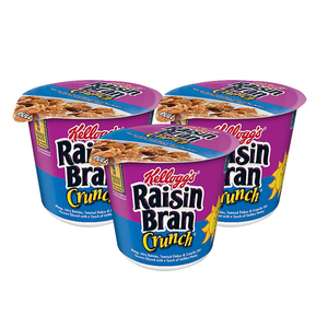 Kellogg's Raisin Bran Cereal In a Cup 3 Pack (79.3g per pack)