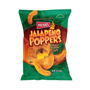 Herr's Jalepeno Poppers Cheese Curls 198g