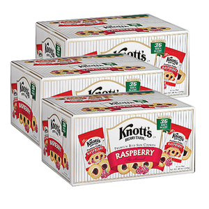 Knott's Berry Farm Raspberry Shortbread 3 Pack (36's per pack)