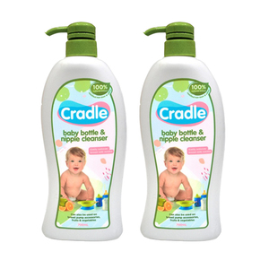 Cradle Baby Bottle And Nipple Cleanser 2 Pack (700ml per pack)