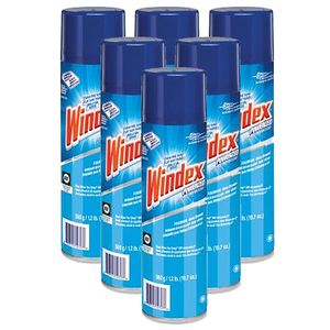 Windex Powerized Foam Glass Cleanser 6 Pack (560g per pack)