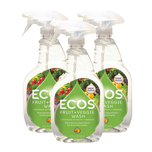 Ecos Fruit & Vegetable Wash 3 Pack (650ml per pack)