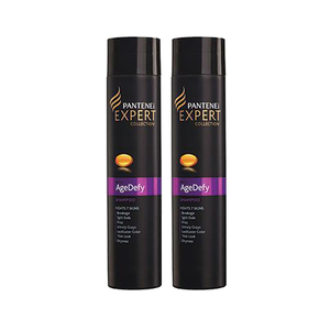 Pantene Expert Collection AgeDefy Shampoo 2 Pack (285ml per Bottle)