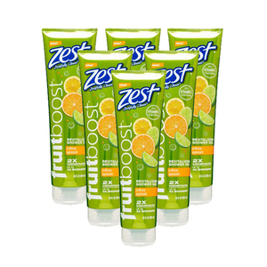 Zest Fruitboost Citrus Splash Revitalizing Shower Gel 6 Pack (295ml per Bottle)