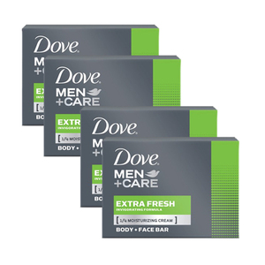 Dove Men+Care Extra Fresh Body + Face Bar 2 Pack (2x113g per Box)