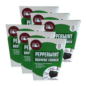 Snack Box Peppermint Brownie Crunch 6 Pack (125g per pack)