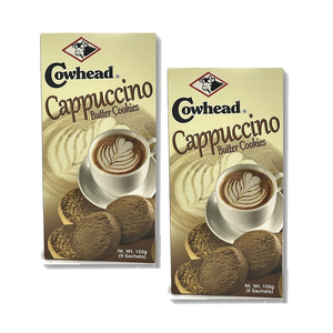 Cowhead Cappuccino Butter Cookies 2 Pack (150g per pack)