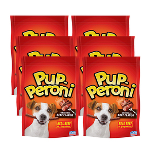 Pup-Peroni Original Beef Flavor Dog Snacks 6 Pack (158g per Pack)