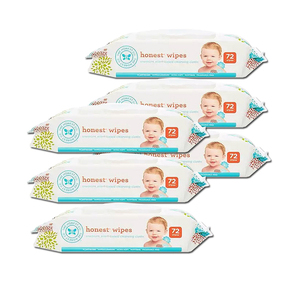 The Honest Company Natural Fragrance Wipes 6 Pack (72's per pack)