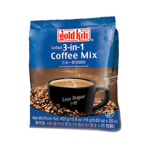 Gold Kili Less Sugar Instant 3-in-1 Coffee Mix 450g