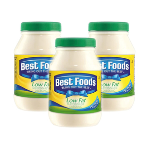 Best Foods Low Fat Mayonnaise Dressing 3 Pack (850g per Bottle)