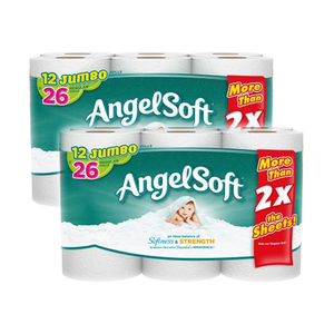 Angel Soft 2-ply Bathroom Tissue 2 Pack (12's per Pack)