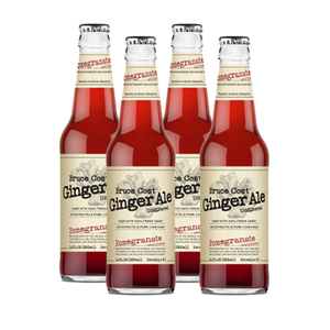 Bruce Cost Pomegranate with Hibiscus Unfiltered Ginger Ale 4x355ml