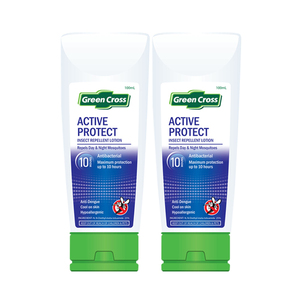 Green Cross Active Protect Insect Repellent 2 Pack (100ml per Bottle)