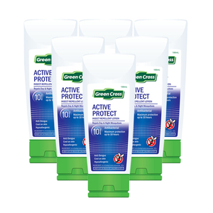 Green Cross Active Protect Insect Repellent 6 Pack (100ml per Bottle)