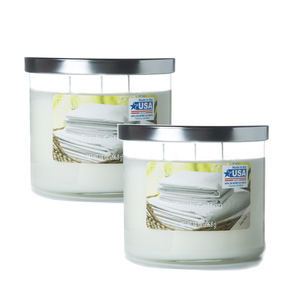 Mainstays Fresh Cotton Candle 2 Pack (396.8g per pack)