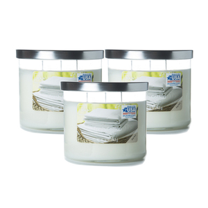 Mainstays Fresh Cotton Candle 3 Pack (396.8g per pack)