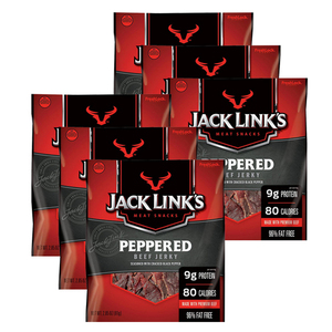 Jack Link's Peppered Beef Jerky 6 Pack (81g per pack)