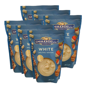 Ghirardelli White Chocolate Melting Wafers 6 Pack (850g per pack)
