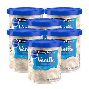 Pillsbury Frosting Vanilla 6 Pack (458g per pack)