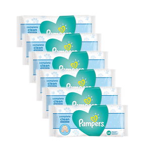 Pampers Complete Clean Baby Fresh Scent Baby Wipes 6 Pack (64ct per Pack)
