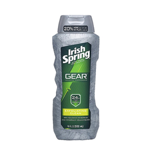 Irish Spring Gear Exfoliating Clean with Volcanic Minerals Body Wash 443ml