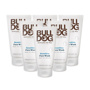 Bulldog Sensitive Face Wash 6 Pack (150ml per Tube)