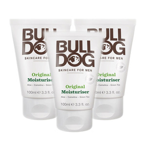 Bulldog Original Moisturiser 3 Pack (100ml per Tube)