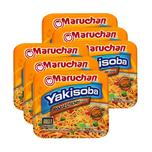 Maruchan Roast Chicken Yakisoba Noodles 6 Pack (115g per Pack)