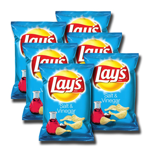 Lays Salt & Vinegar 6 Pack (184g per pack)