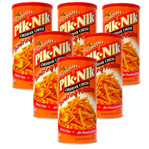 PIK-NIK Cheddar Cheese Shoestring Potatoes 6 Pack (240g per Pack)