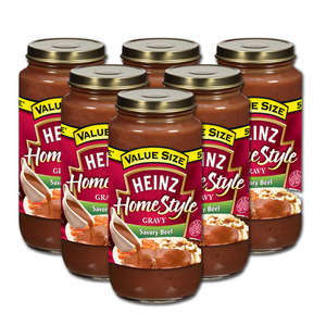 Heinz Home Style Savory Beef Gravy 6 Pack (518g per bottle)