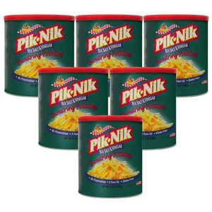 PIK-NIK Sea Salt and Vinegar Shoestring Potatoes 6 Pack (106g per Pack)