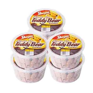Bergen Chocolate Chip Teddy Bear Cookies 6 Pack (500g per pack)