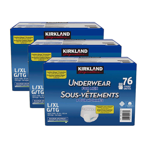 Kirkland Signature Underwear for Men L/XL G/TG 3 Pack (76's per pack)
