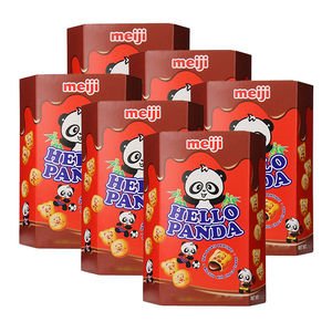 Meiji Hello Panda Chocolate Biscuit 6 Pack (260g per pack)