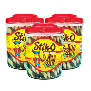 Stick-O Chocolate Flavour Wafer Stick Biscuit 3 Pack (850g per pack)