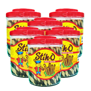 Stick-O Chocolate Flavour Wafer Stick Biscuit 6 Pack (850g per pack)