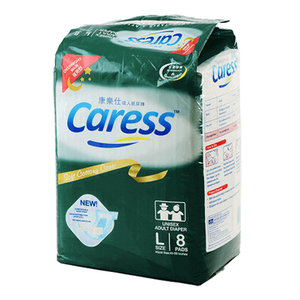 Caress Overnight Unisex Adult Diaper Large 8's