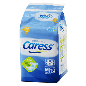 Caress Day Use Unisex Adult Diaper Medium 10's