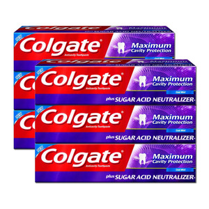 Colgate Toothpaste Maximum Sugar Acid Neutralizer 6 Pack (190g per pack)