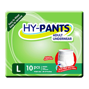 HY-PANTS Adult Underwear Large 10's