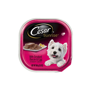 Cesar Classics Canine Cuisine with Smoked Bacon & Egg 100g