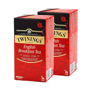 Twinings English Breakfast Tea 2 Pack (25's per Box)