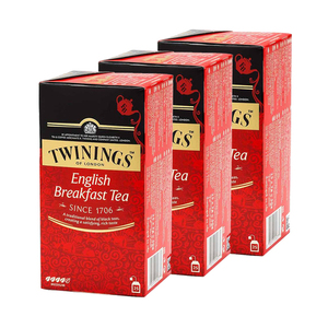 Twinings English Breakfast Tea 3 Pack (25's per Box)