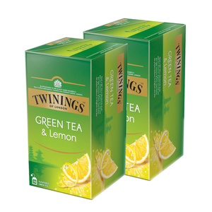 Twinings Green Tea & Lemon 2 Pack (25's per Box)
